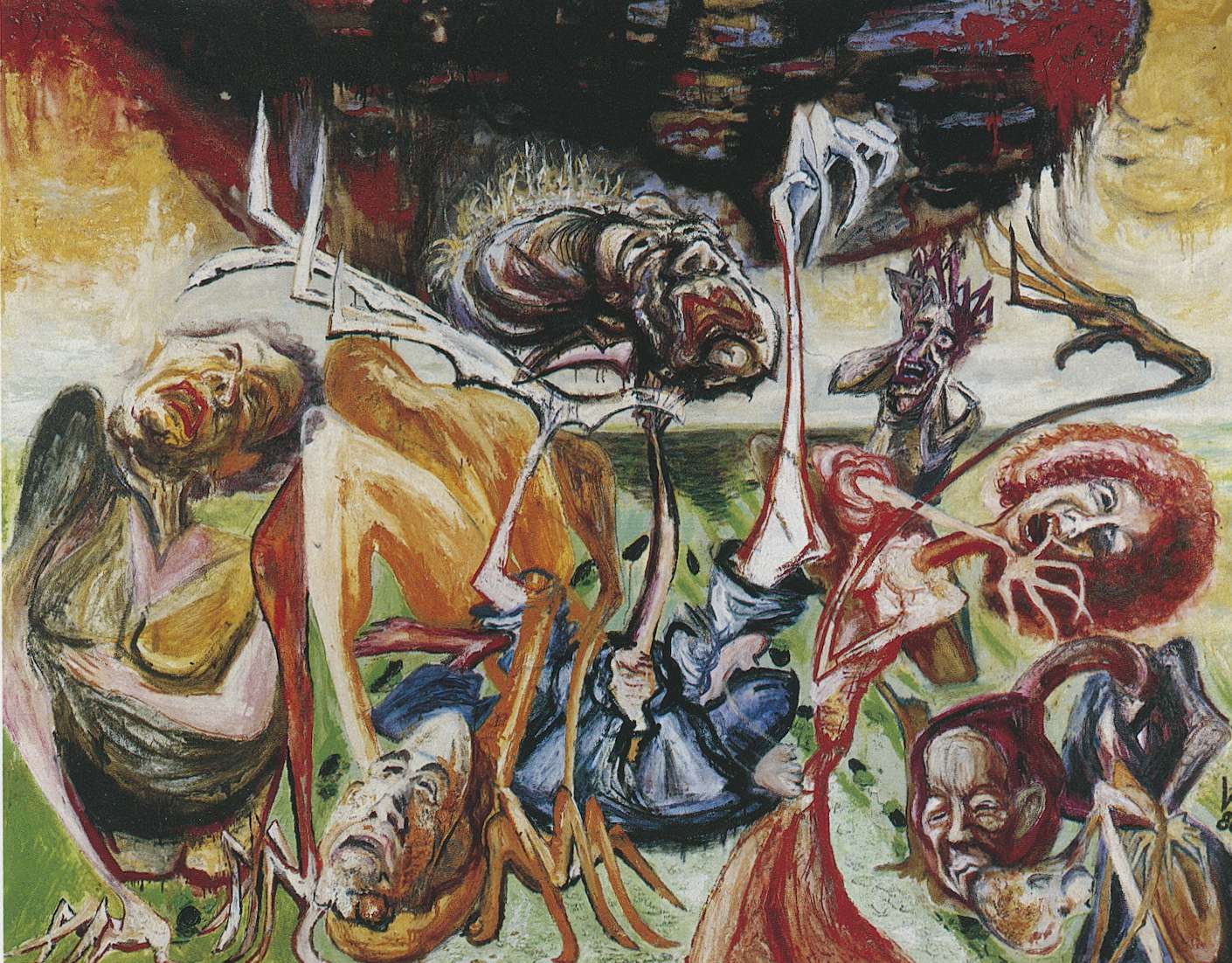 Die Wolke, 1986, Ölgemälde von Rudolf Wissel d'Arrest
